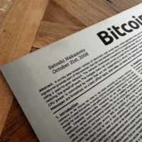 steel bitcoin white paper top left