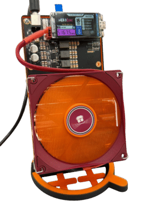 Nerdqaxe++ 5TH solo bitcoin miner