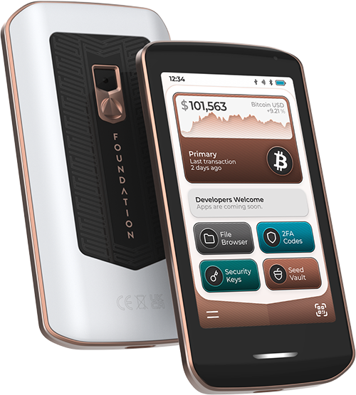 Foundation Passport Prime Arctic Copper front and back view